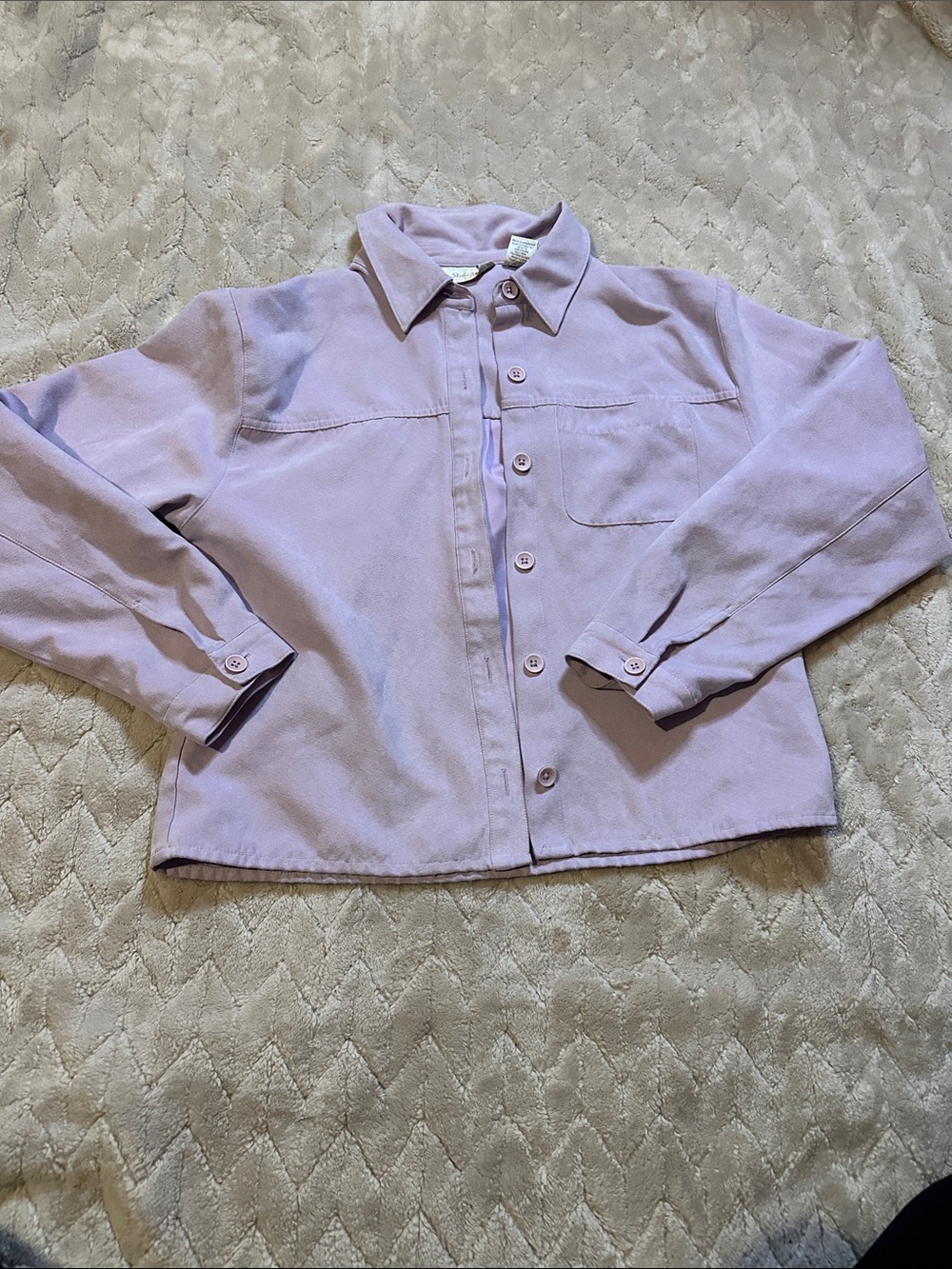 Lavender Button-Down Collared Shirt